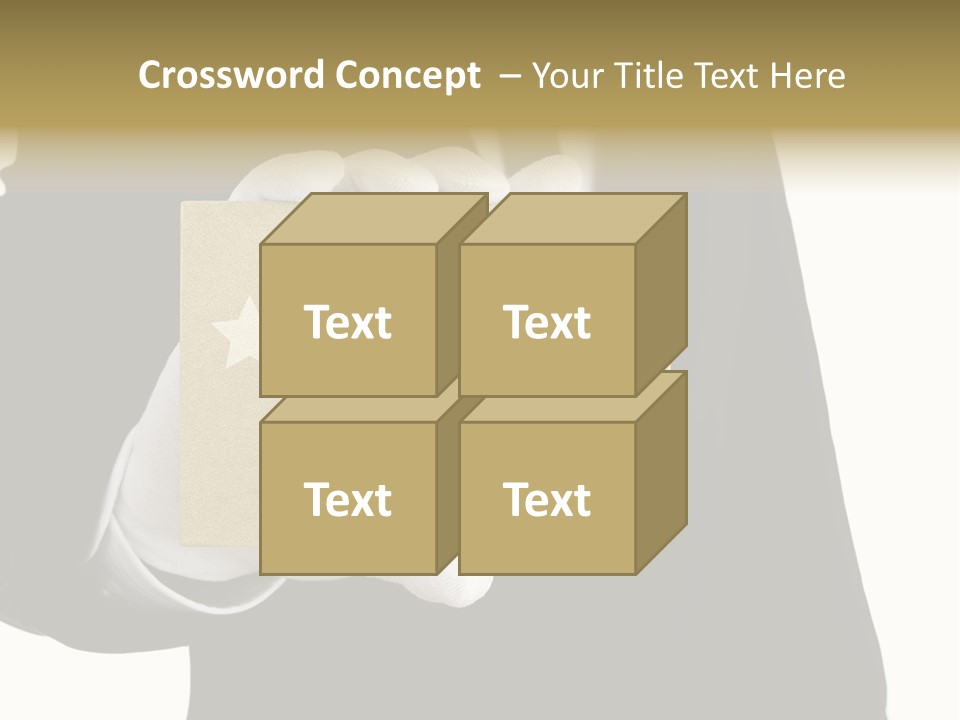 Waiter Quality Top PowerPoint Template