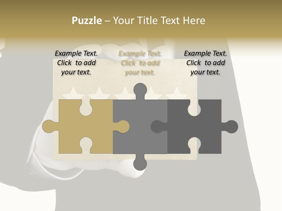 Waiter Quality Top PowerPoint Template