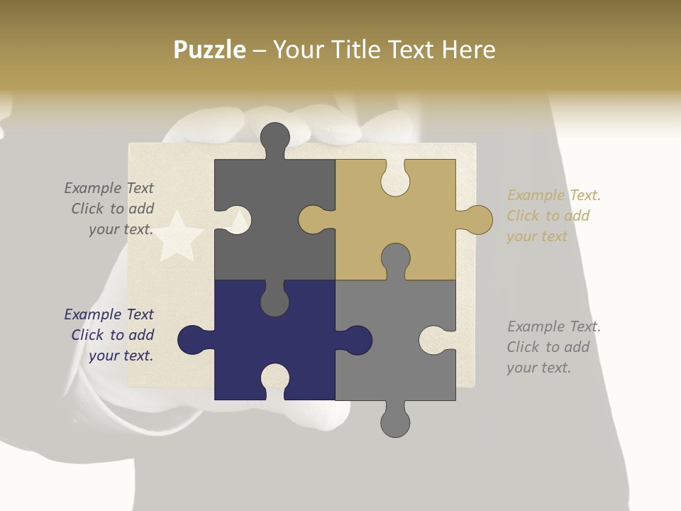 Waiter Quality Top PowerPoint Template