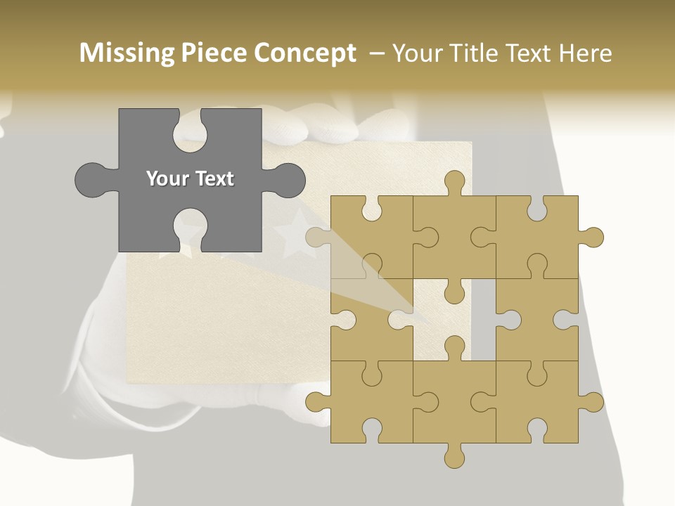 Waiter Quality Top PowerPoint Template