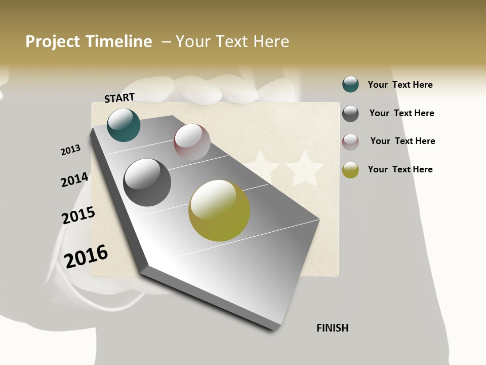 Waiter Quality Top PowerPoint Template
