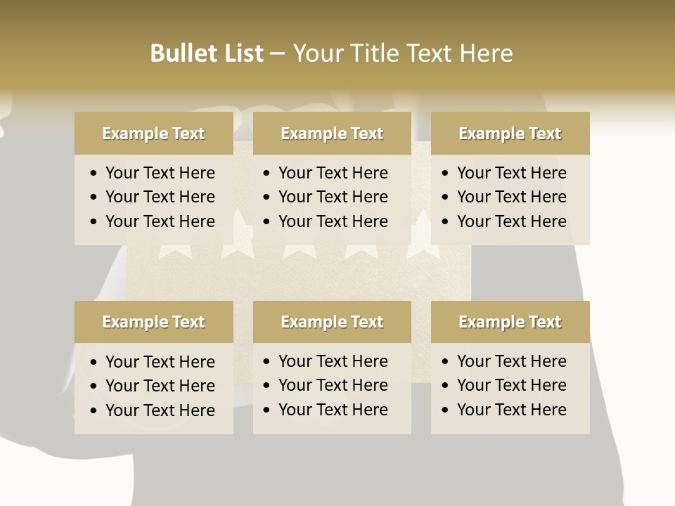 Waiter Quality Top PowerPoint Template