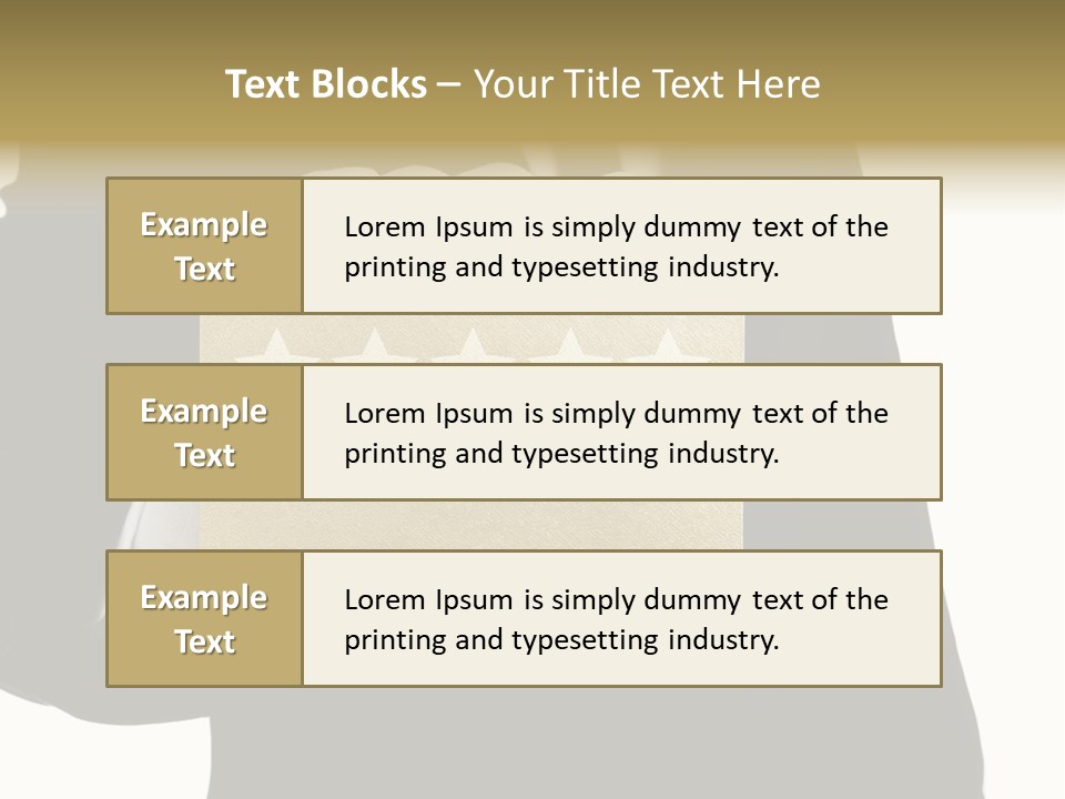 Waiter Quality Top PowerPoint Template