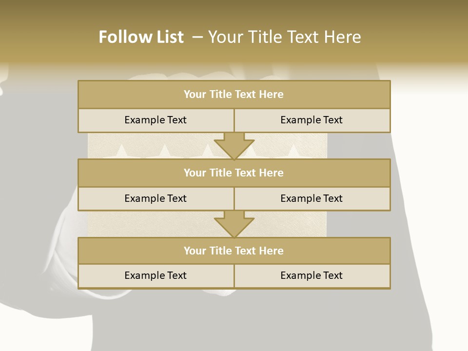 Waiter Quality Top PowerPoint Template