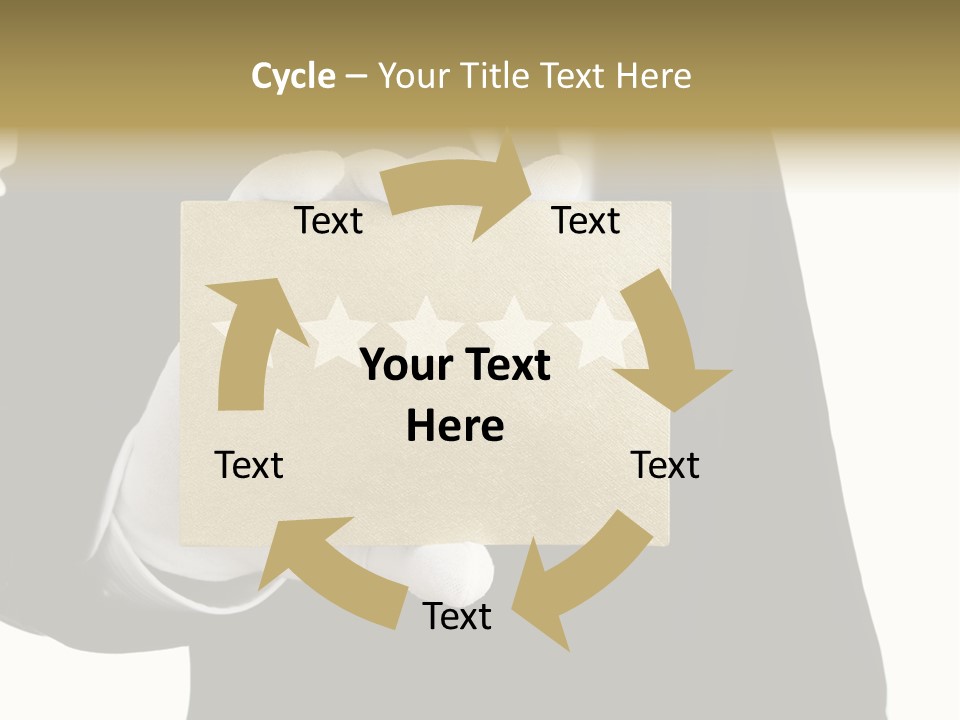 Waiter Quality Top PowerPoint Template