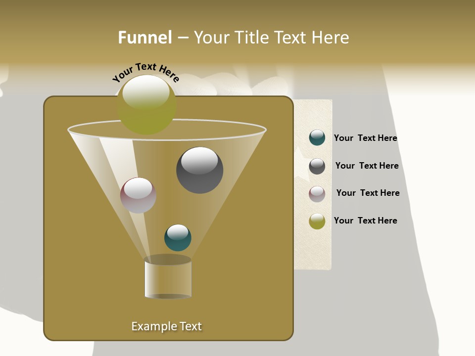 Waiter Quality Top PowerPoint Template