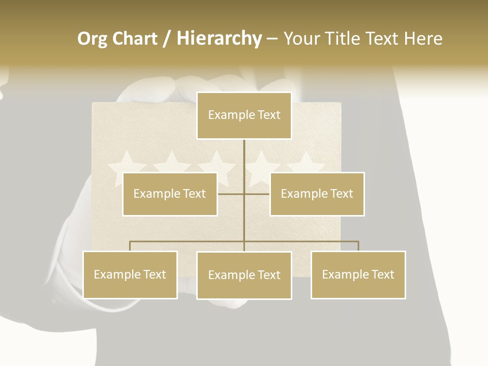 Waiter Quality Top PowerPoint Template