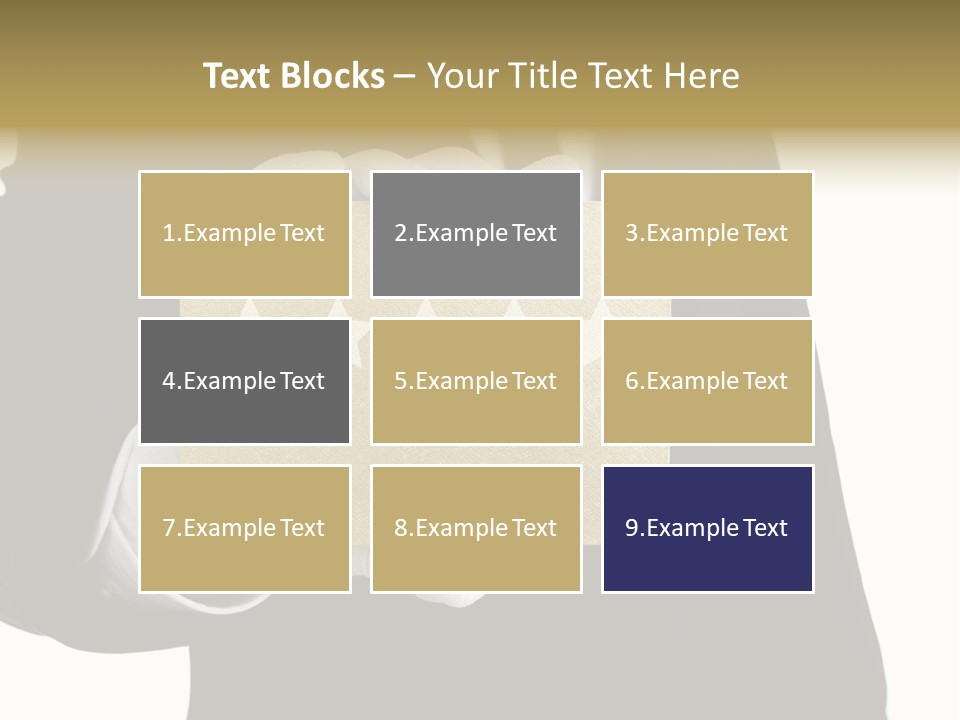 Waiter Quality Top PowerPoint Template