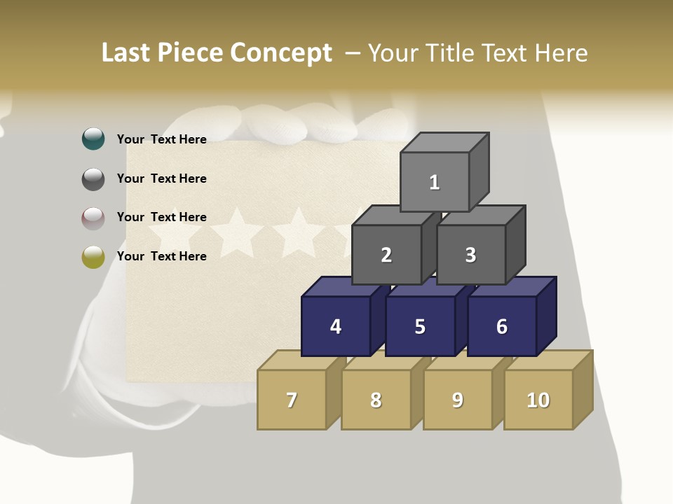 Waiter Quality Top PowerPoint Template