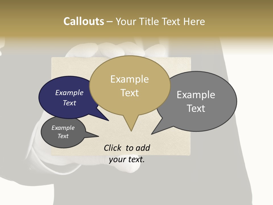 Waiter Quality Top PowerPoint Template