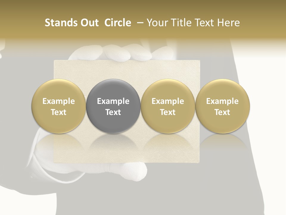 Waiter Quality Top PowerPoint Template