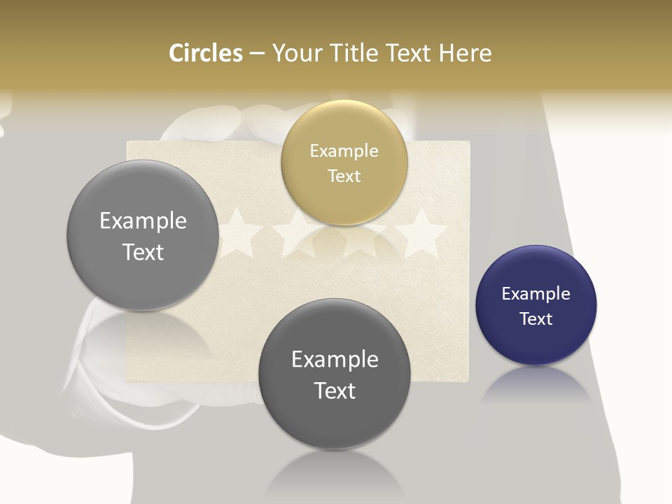 Waiter Quality Top PowerPoint Template