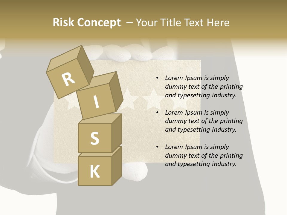 Waiter Quality Top PowerPoint Template