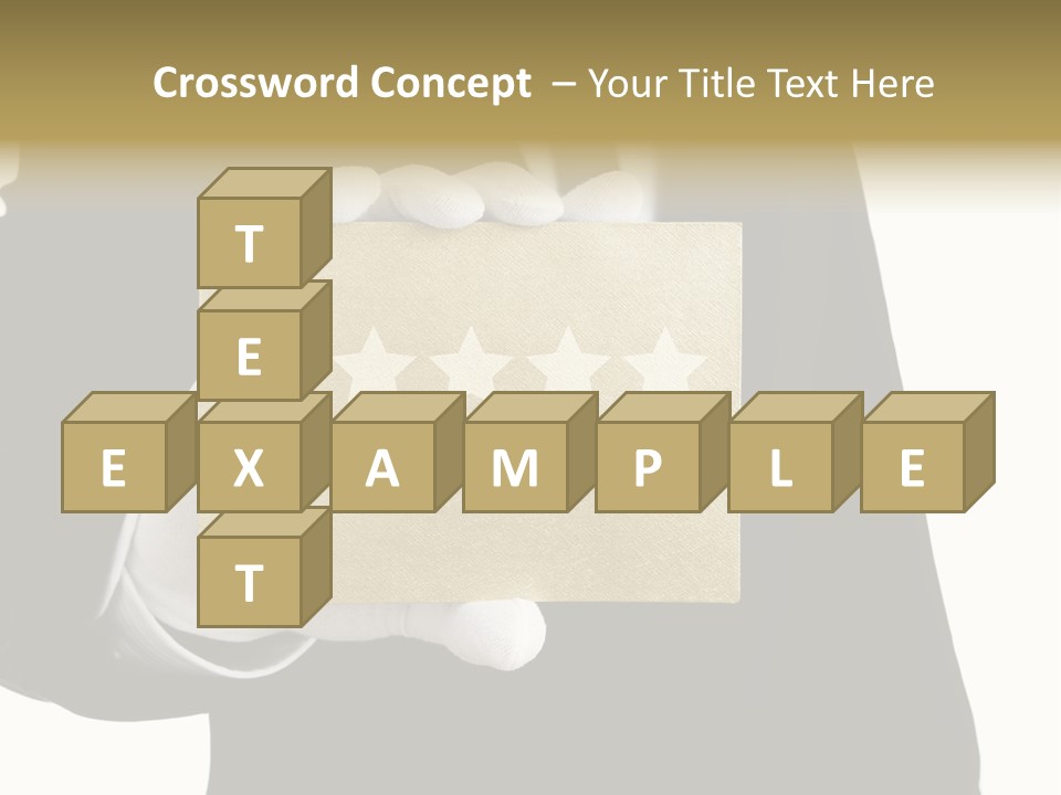 Waiter Quality Top PowerPoint Template