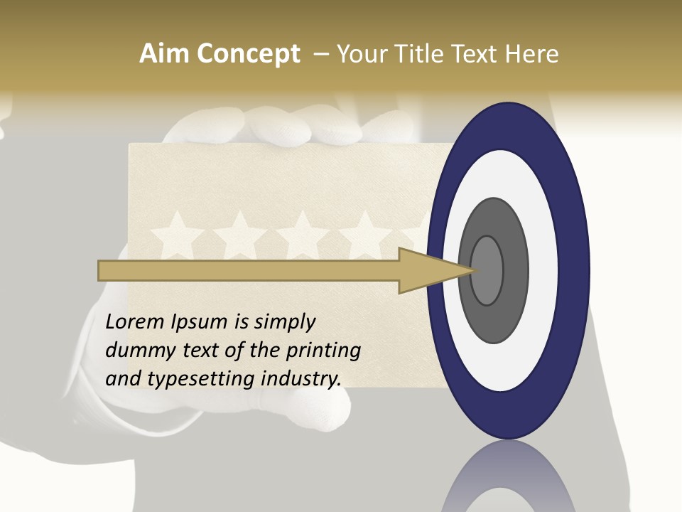 Waiter Quality Top PowerPoint Template