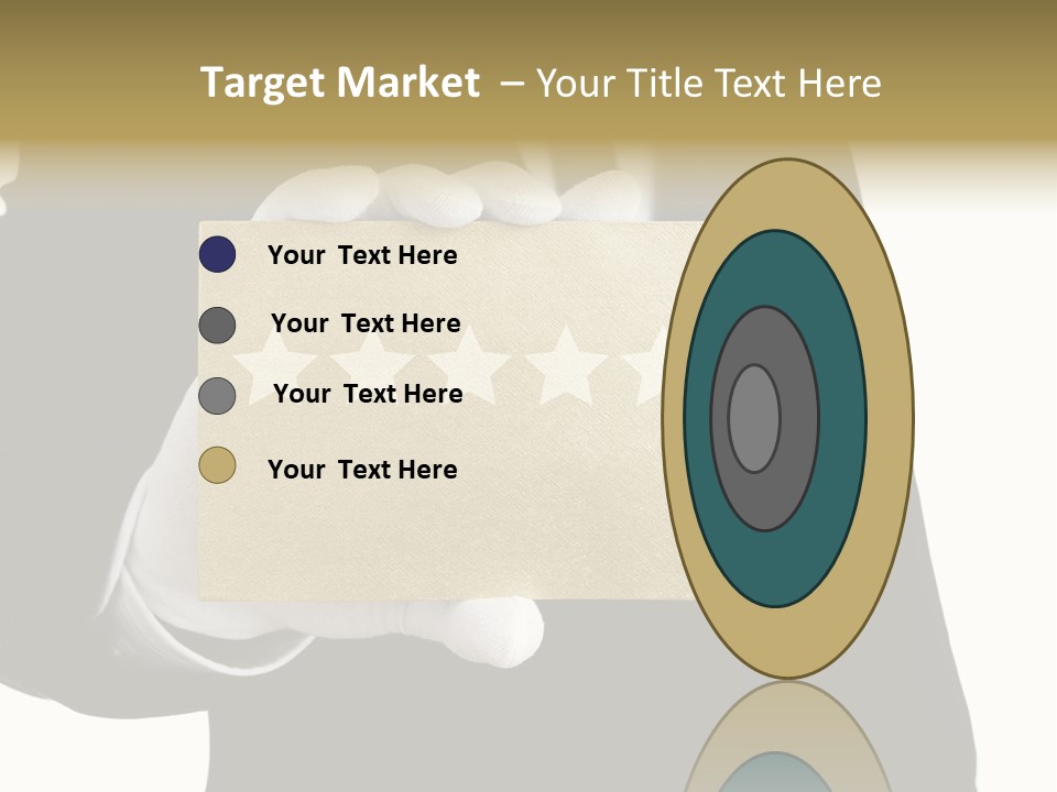 Waiter Quality Top PowerPoint Template