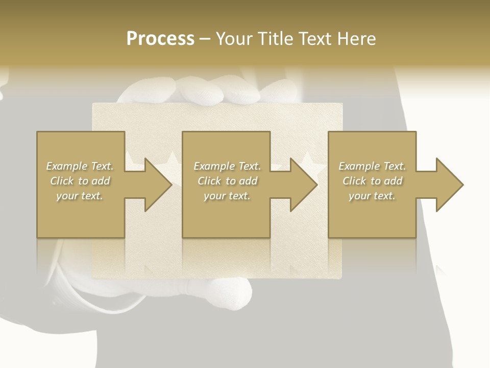 Waiter Quality Top PowerPoint Template