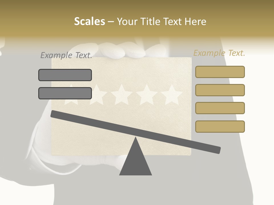 Waiter Quality Top PowerPoint Template