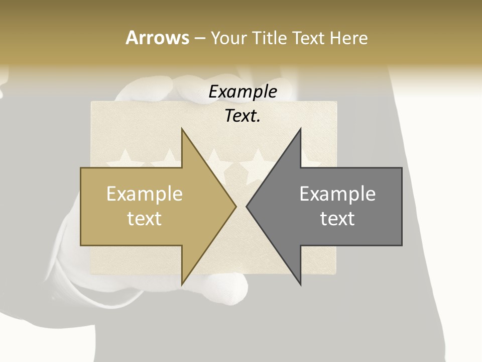 Waiter Quality Top PowerPoint Template