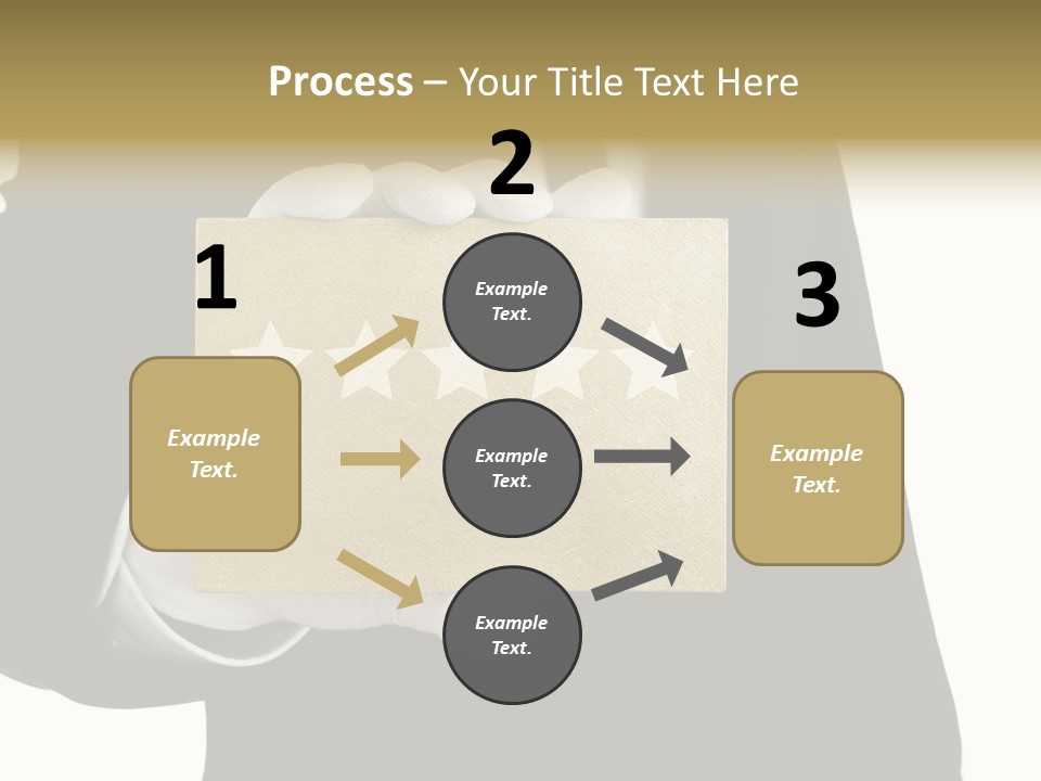 Waiter Quality Top PowerPoint Template