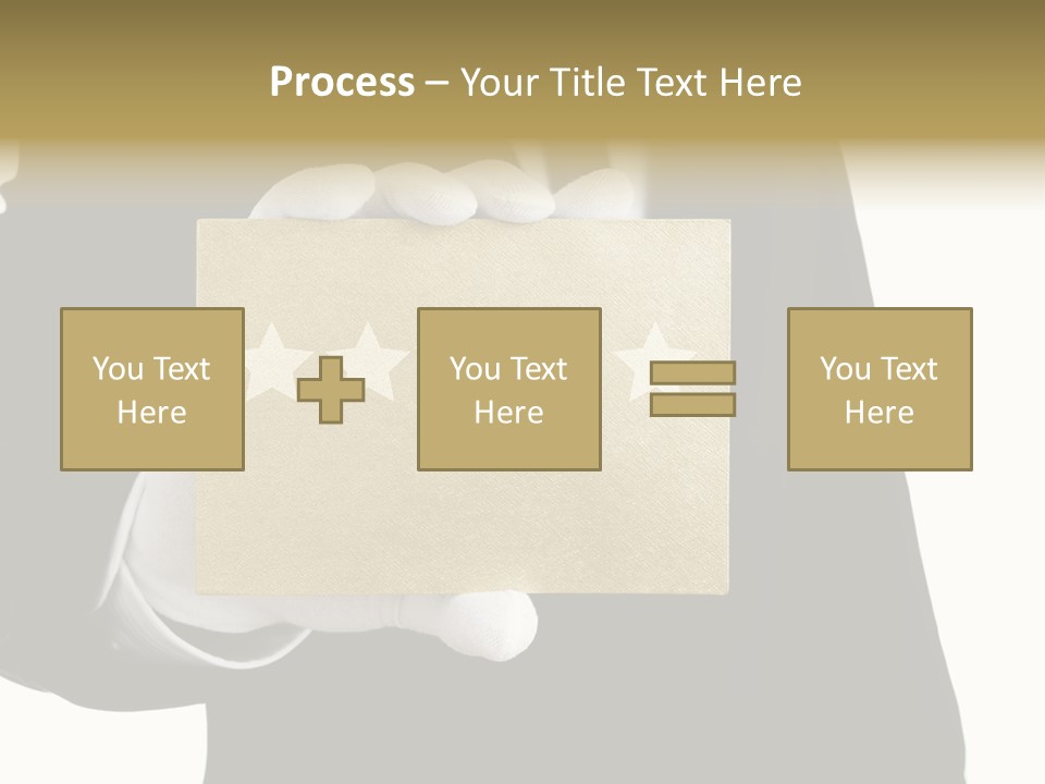 Waiter Quality Top PowerPoint Template