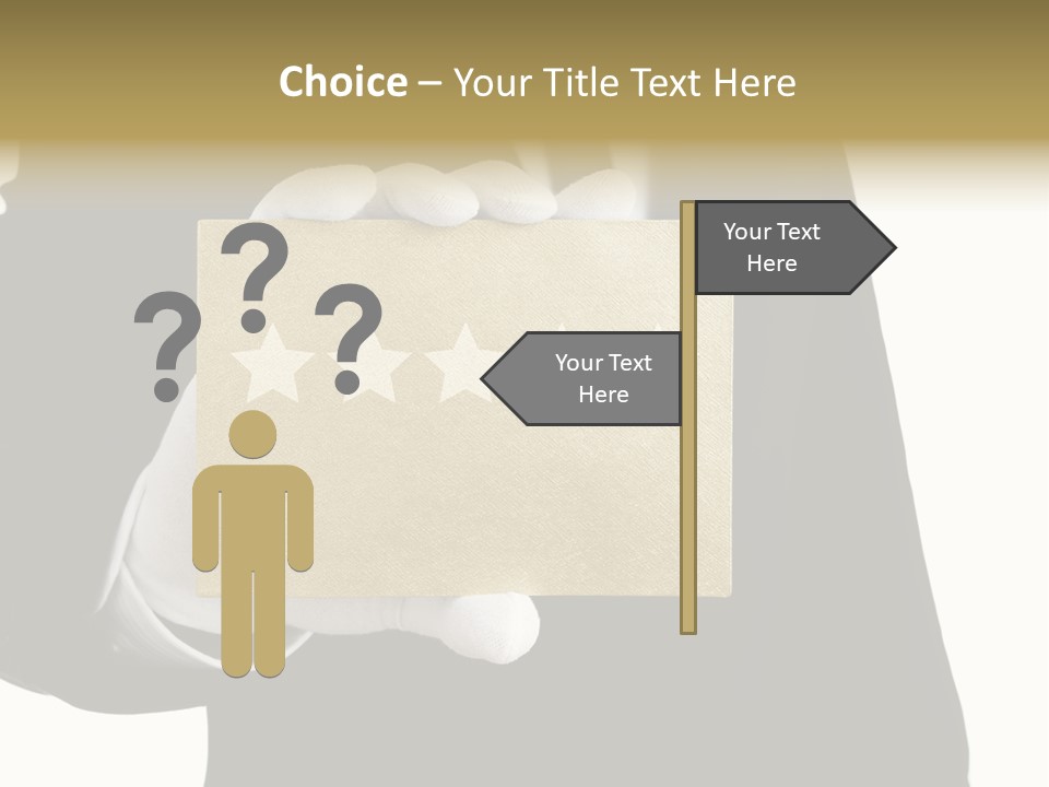 Waiter Quality Top PowerPoint Template