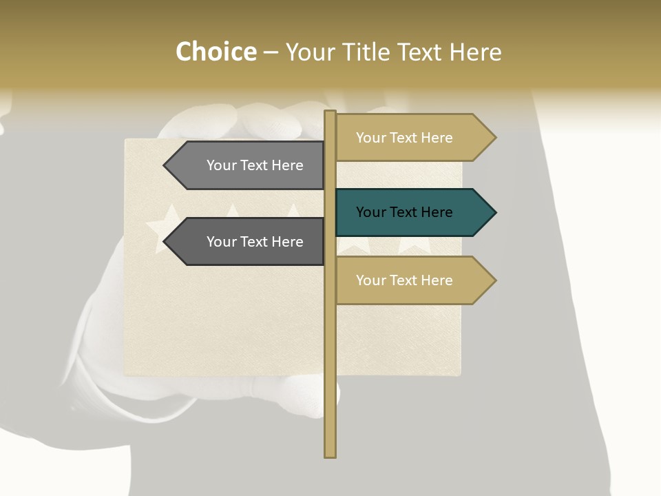 Waiter Quality Top PowerPoint Template