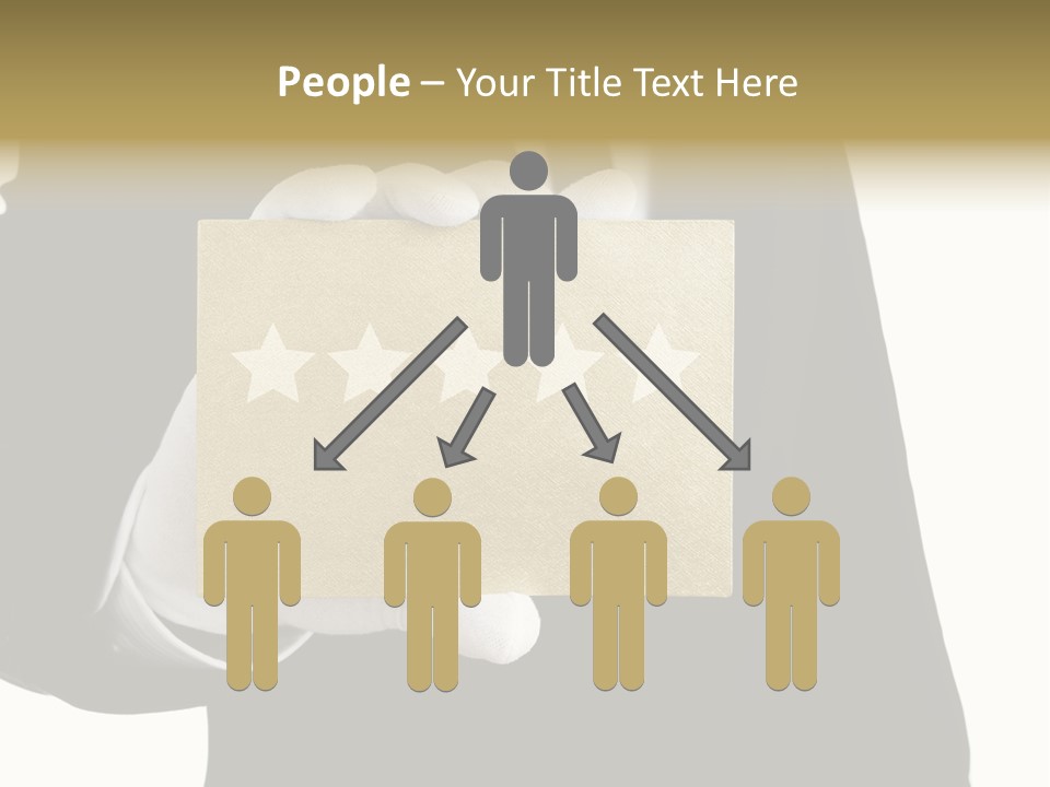 Waiter Quality Top PowerPoint Template