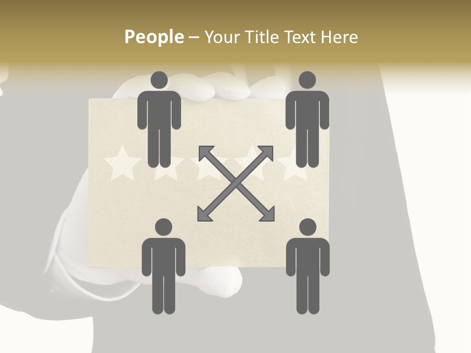 Waiter Quality Top PowerPoint Template