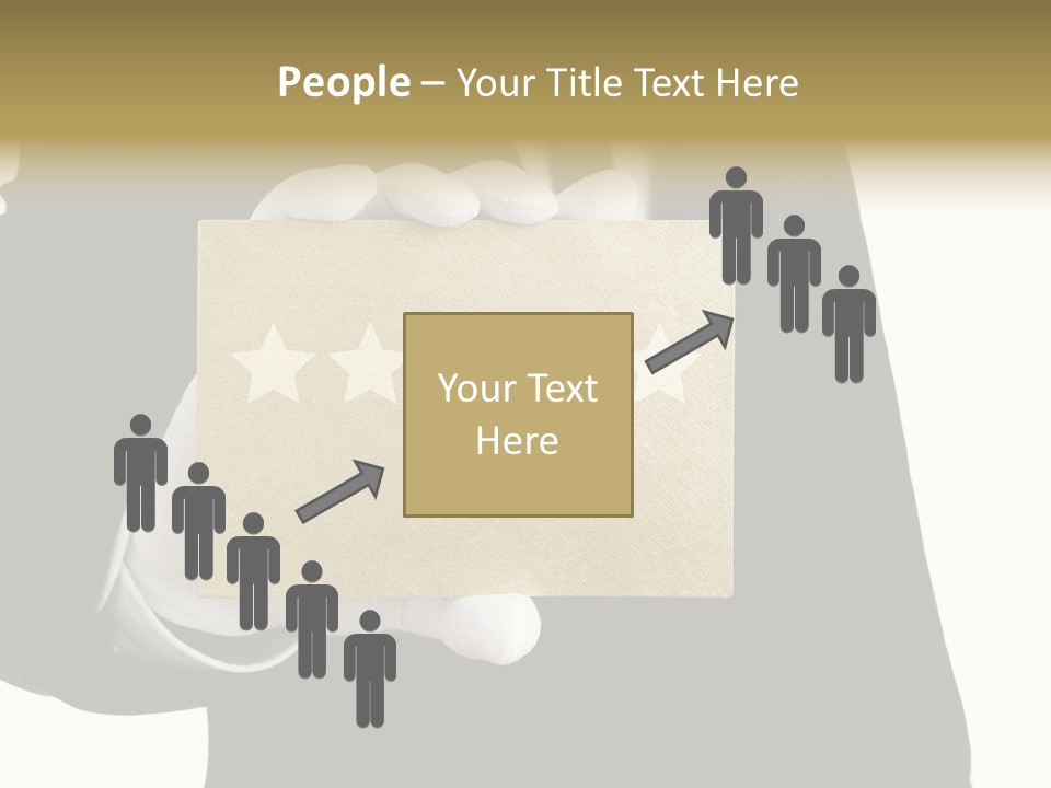 Waiter Quality Top PowerPoint Template