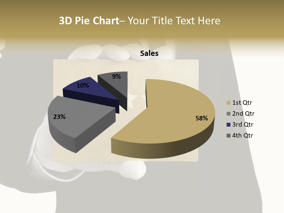 Waiter Quality Top PowerPoint Template