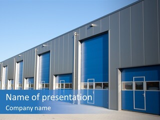 Export Freight Park PowerPoint Template