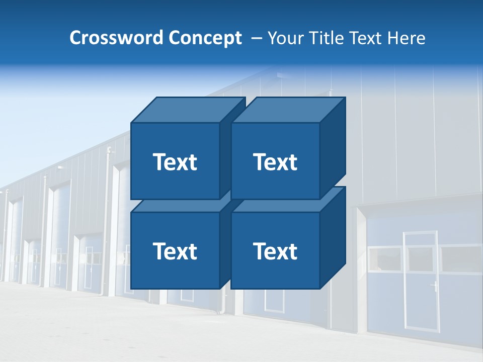 Export Freight Park PowerPoint Template