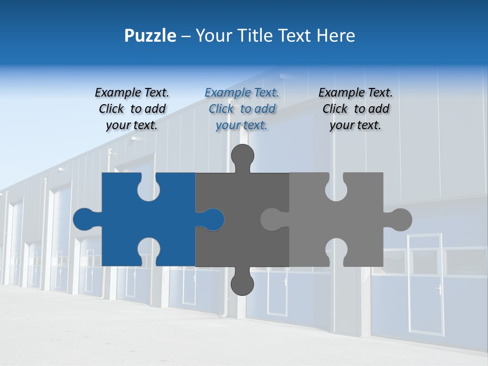 Export Freight Park PowerPoint Template