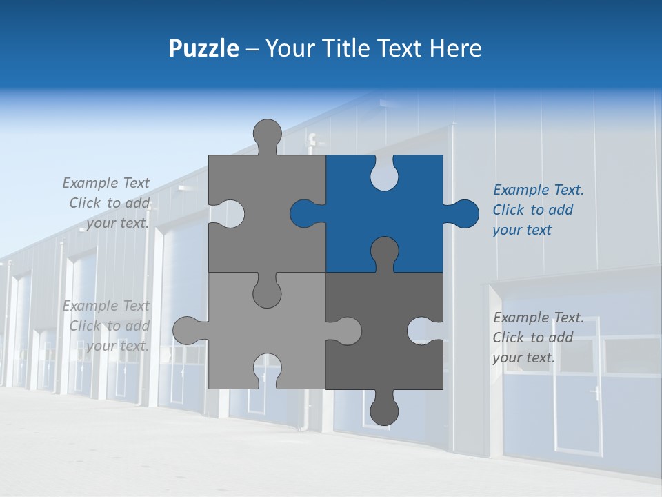 Export Freight Park PowerPoint Template