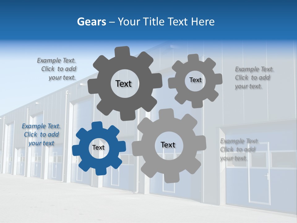 Export Freight Park PowerPoint Template