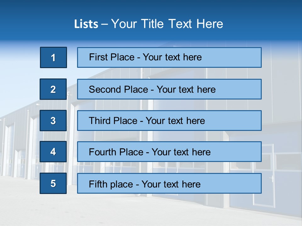 Export Freight Park PowerPoint Template