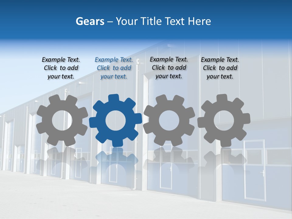 Export Freight Park PowerPoint Template