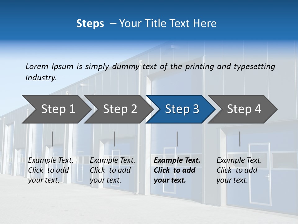 Export Freight Park PowerPoint Template