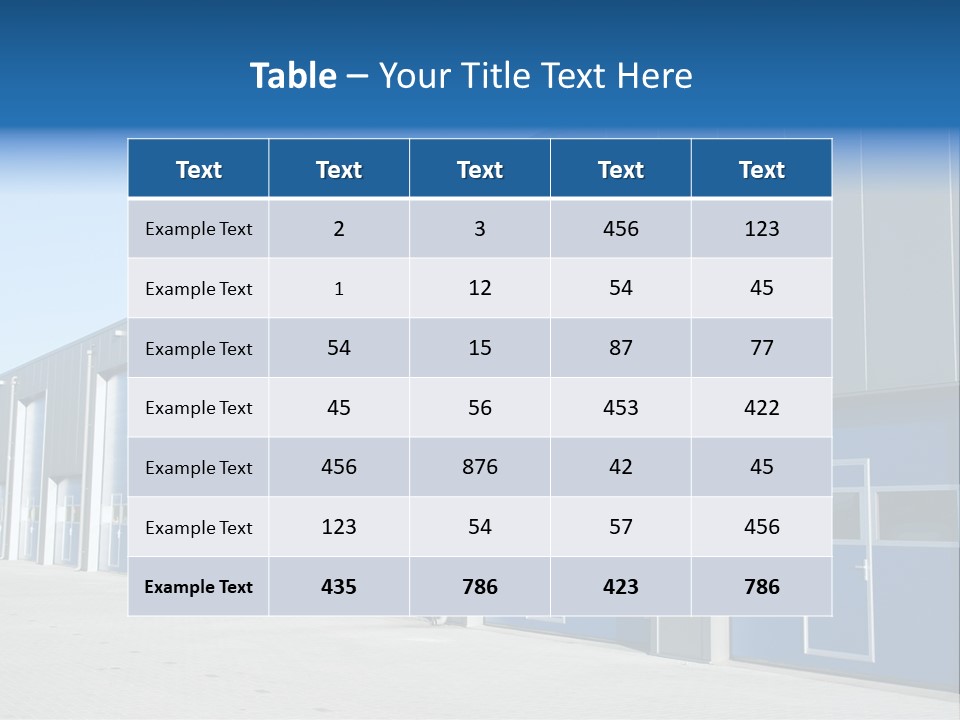 Export Freight Park PowerPoint Template