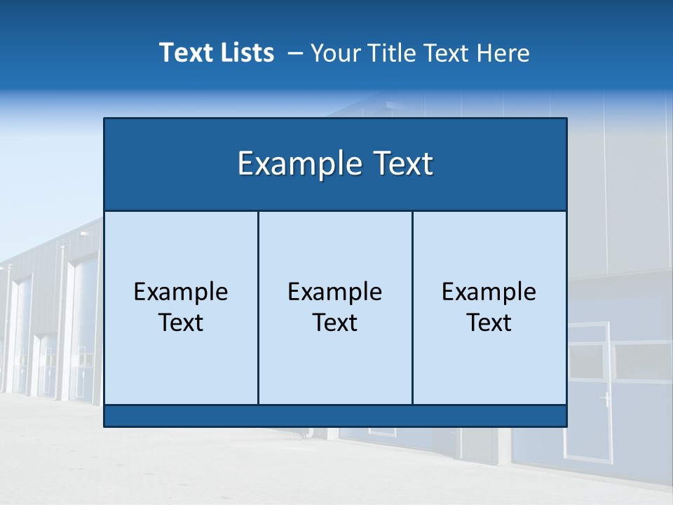 Export Freight Park PowerPoint Template
