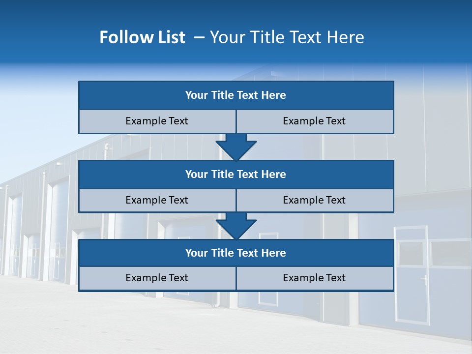 Export Freight Park PowerPoint Template
