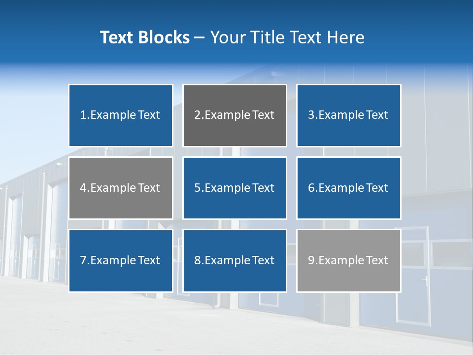 Export Freight Park PowerPoint Template