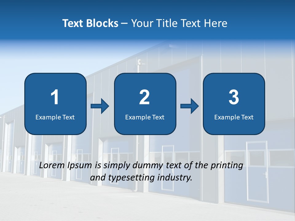 Export Freight Park PowerPoint Template