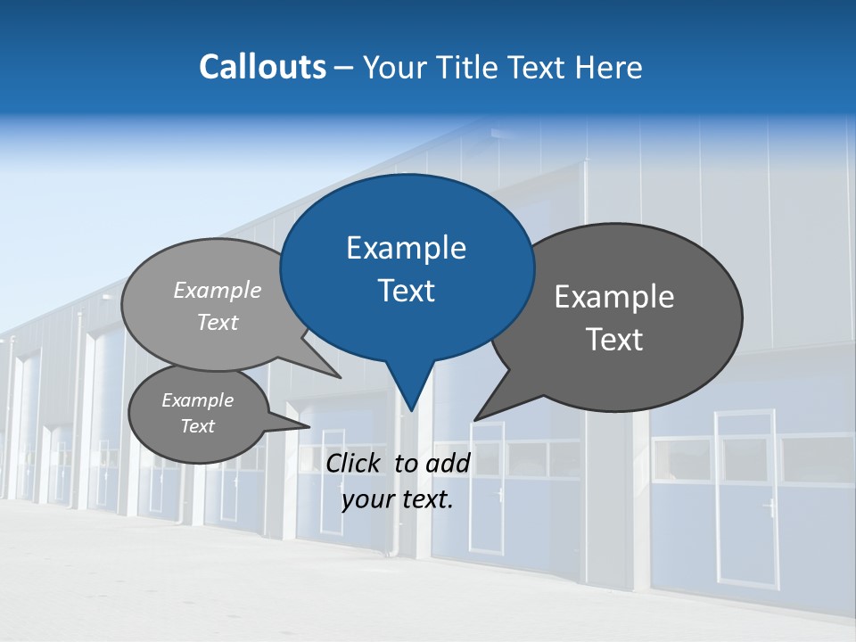 Export Freight Park PowerPoint Template