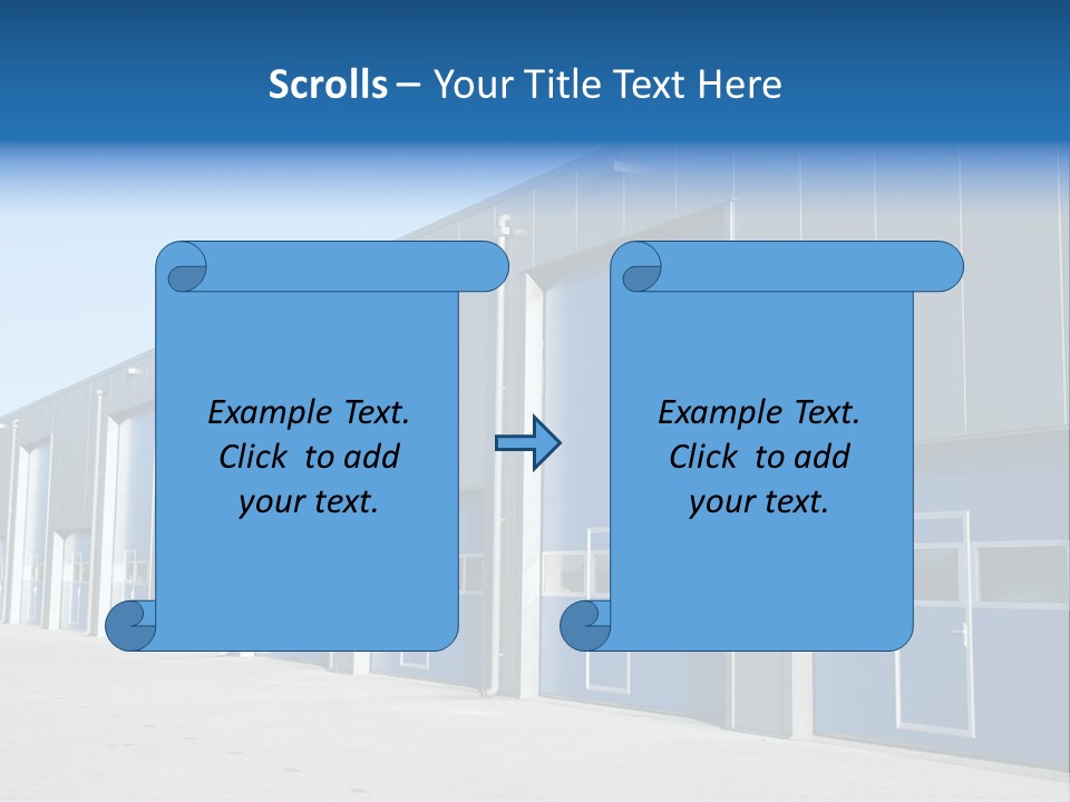 Export Freight Park PowerPoint Template