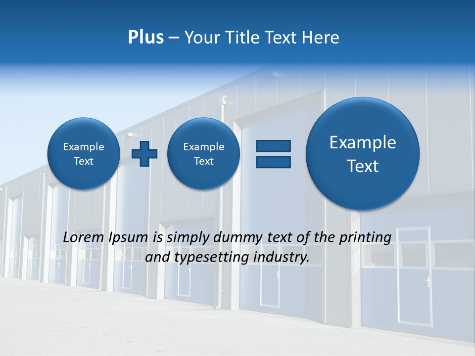 Export Freight Park PowerPoint Template