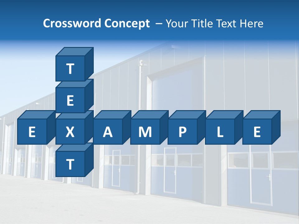 Export Freight Park PowerPoint Template