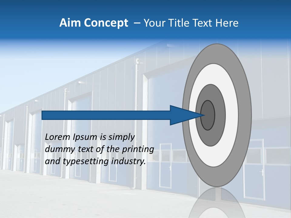 Export Freight Park PowerPoint Template