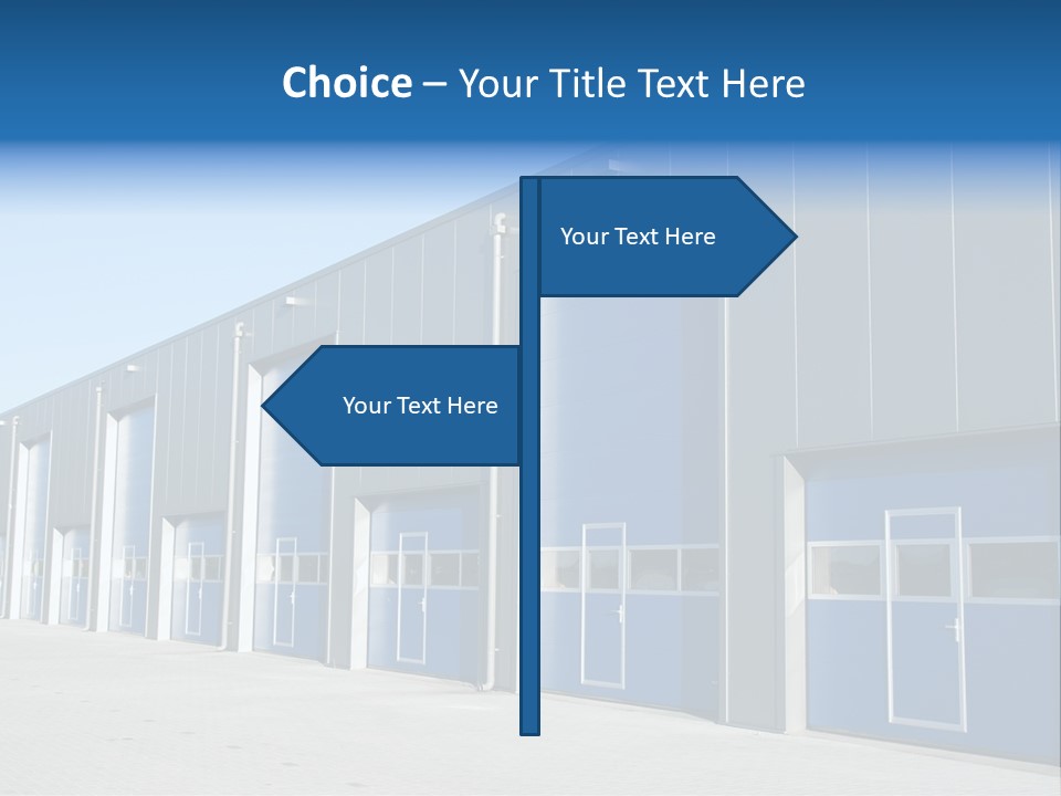 Export Freight Park PowerPoint Template
